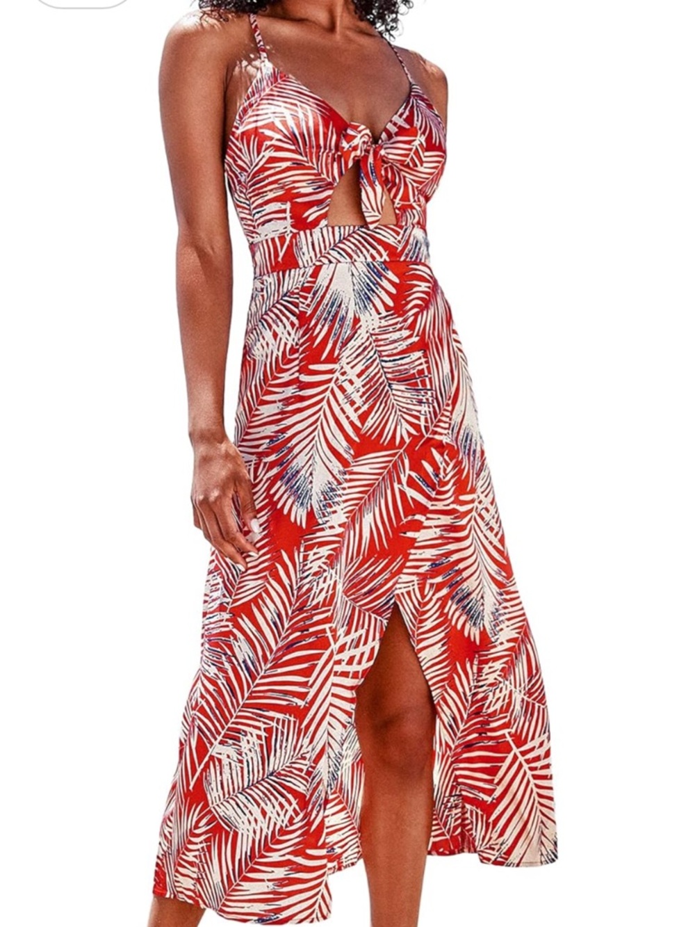 Cupshe Floral-Print Maxi Dress